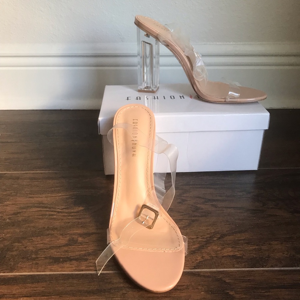 Clear / Transparent Block Heels